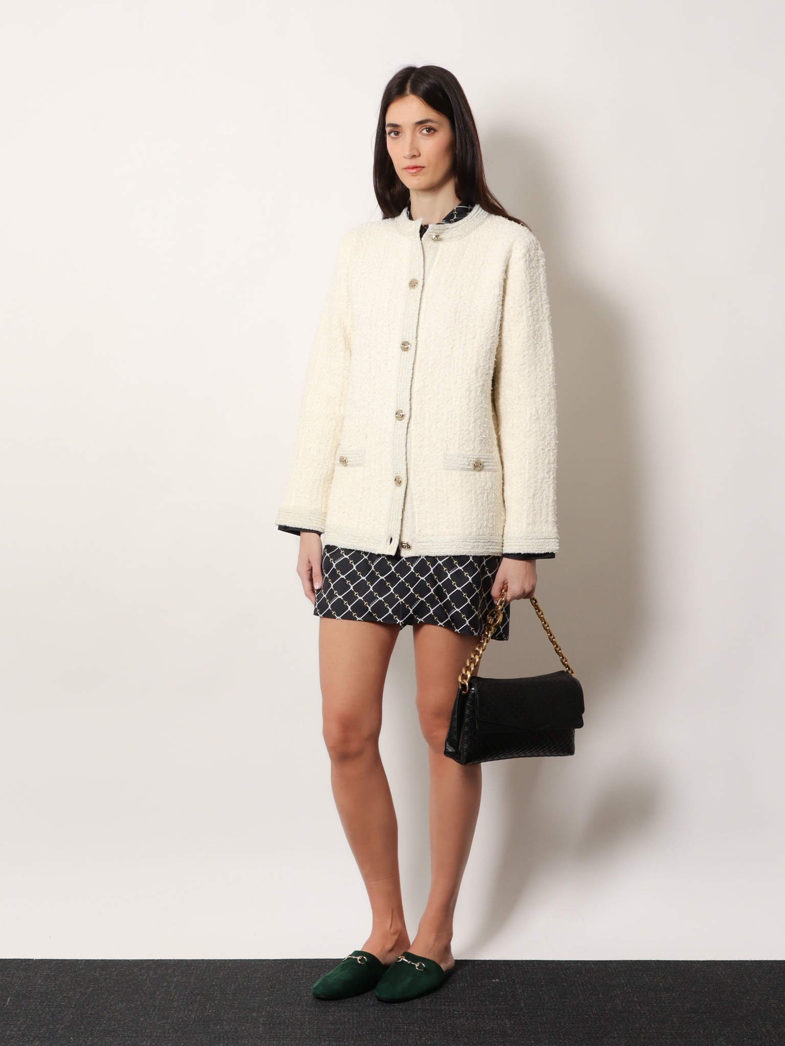 [Gucci] Tweed jacket SS26 851946XKFAR9943