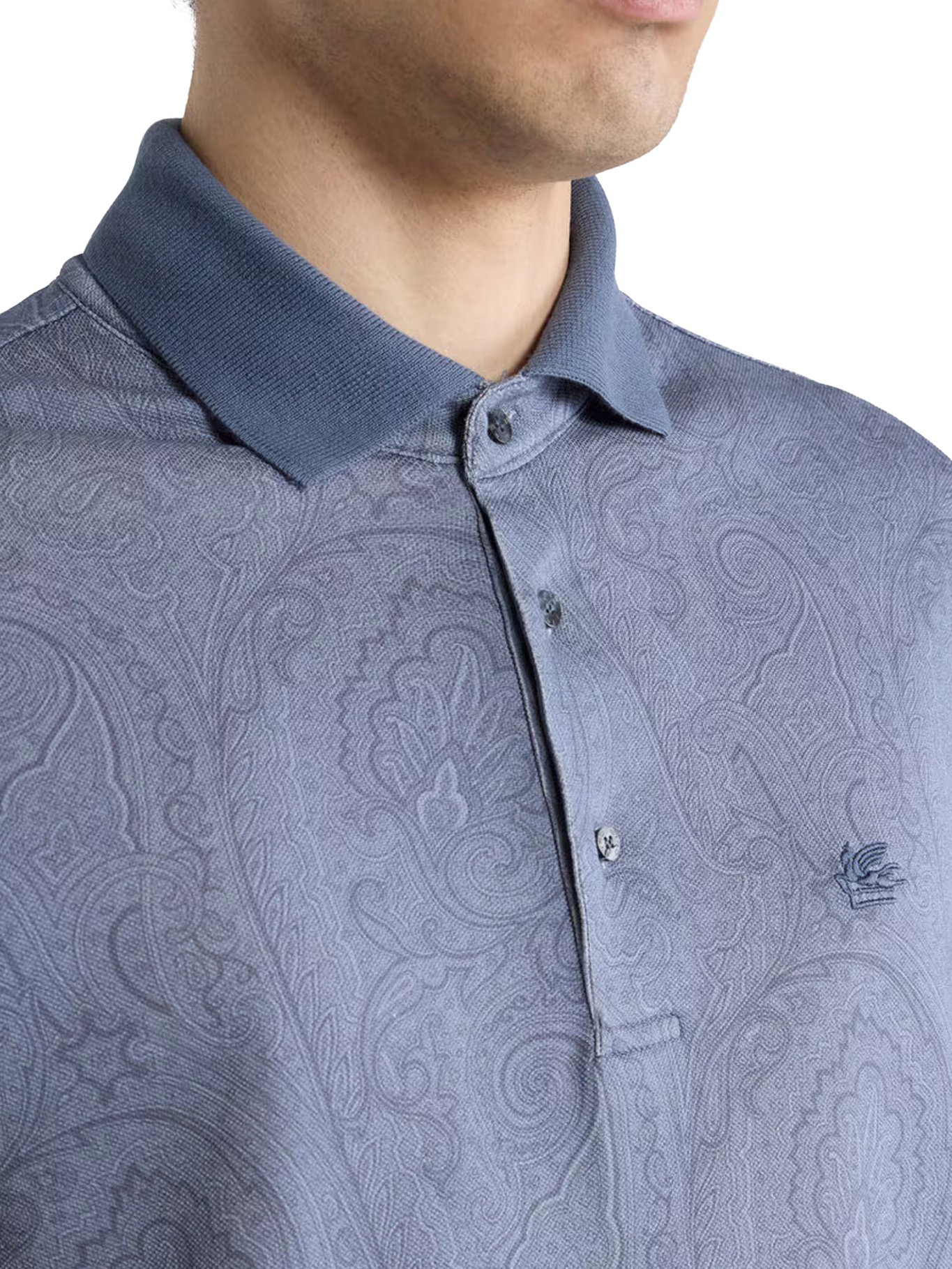 [Etro] T-shirts Short Sleeve FW26 MRMD0004AKF84X0880 BLUE