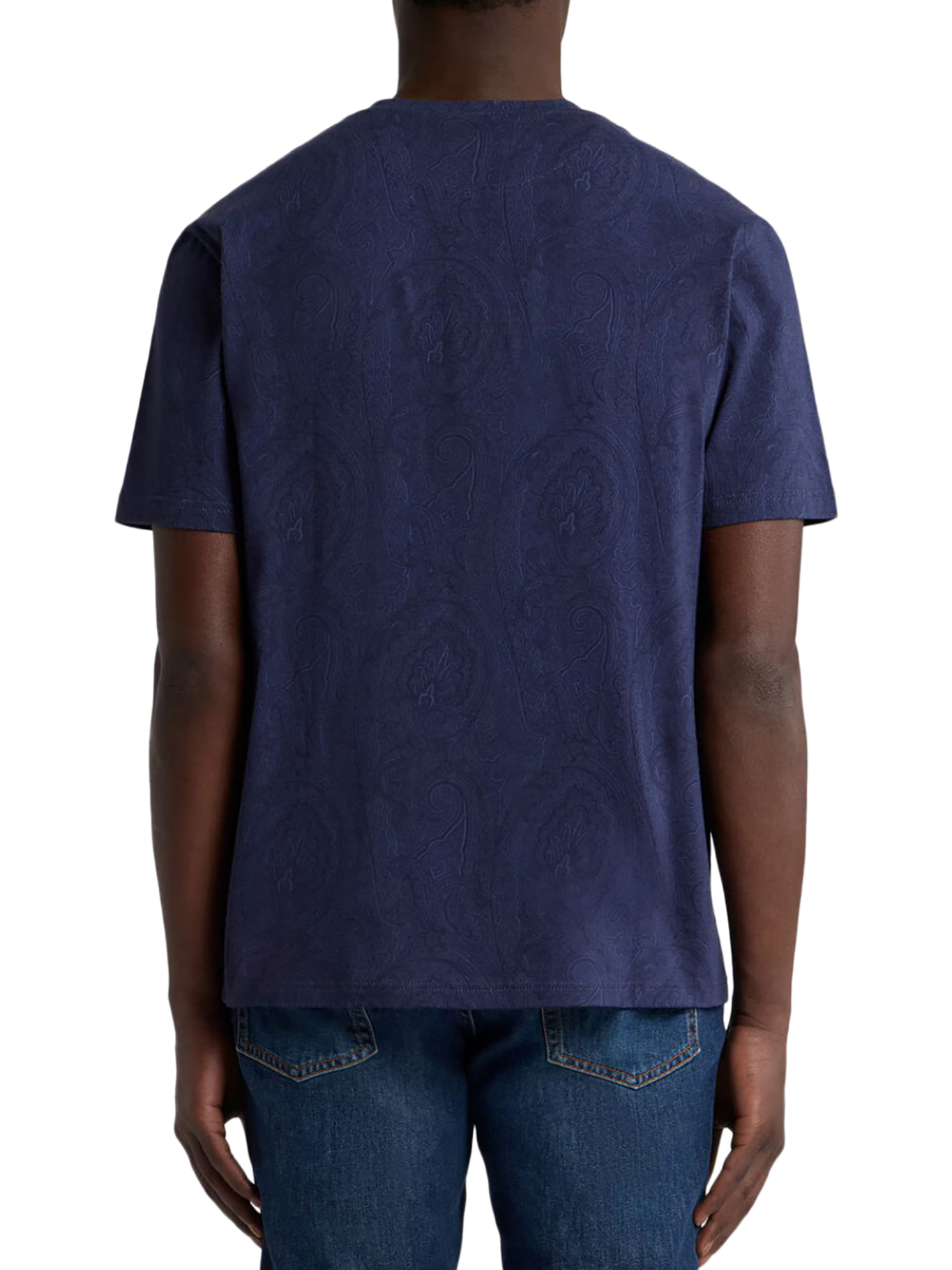 [Etro] T-shirts Short Sleeve FW26 MRMA0002AK17DB0065 BLUE
