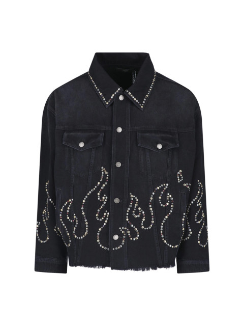 [Amiri] Casual Jacket FW26 AMOUJA1154VINTAGE BLACK