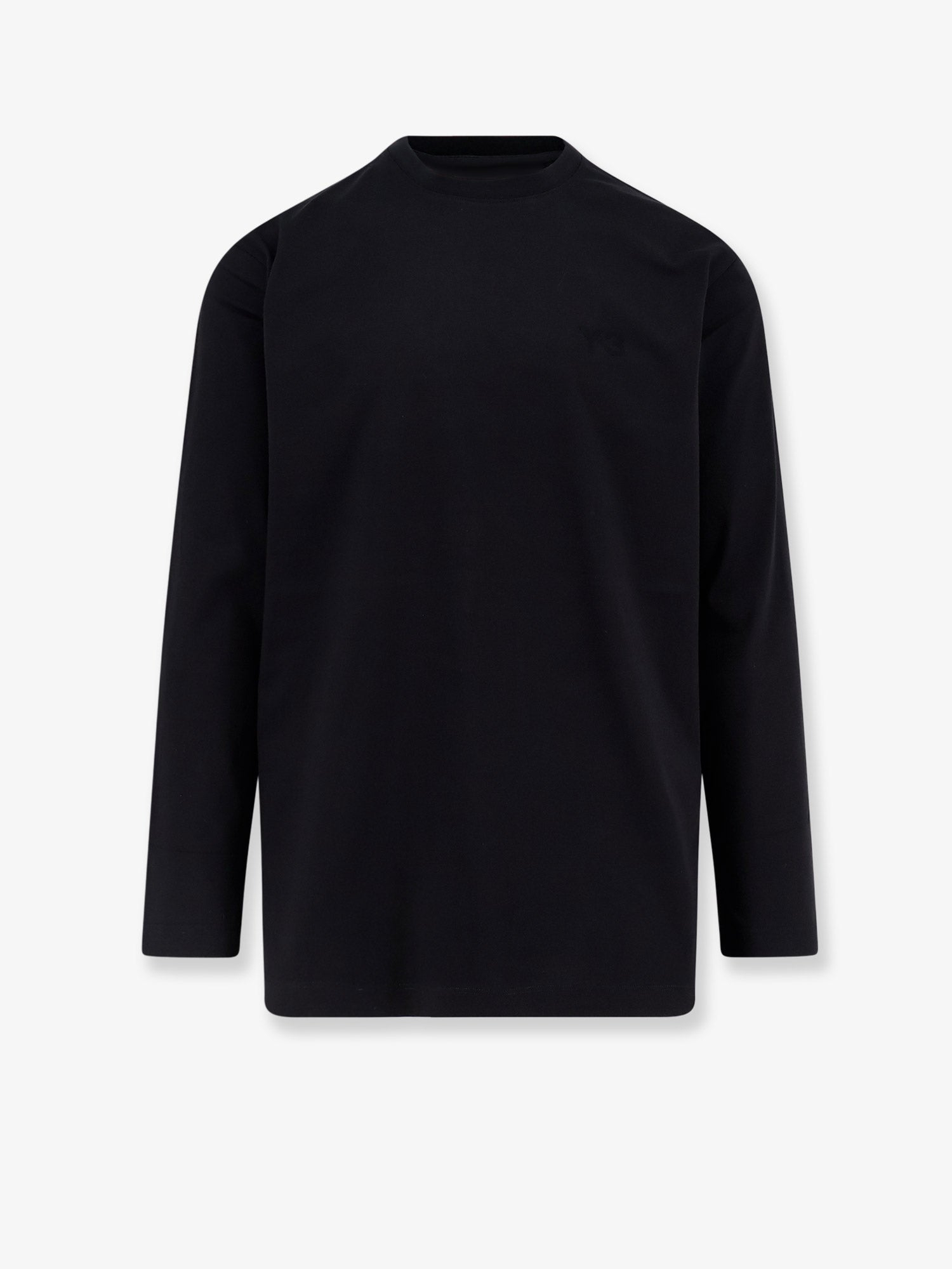 [adidas Y-3] T-shirts Long Sleeve SS26 KQ9778Black
