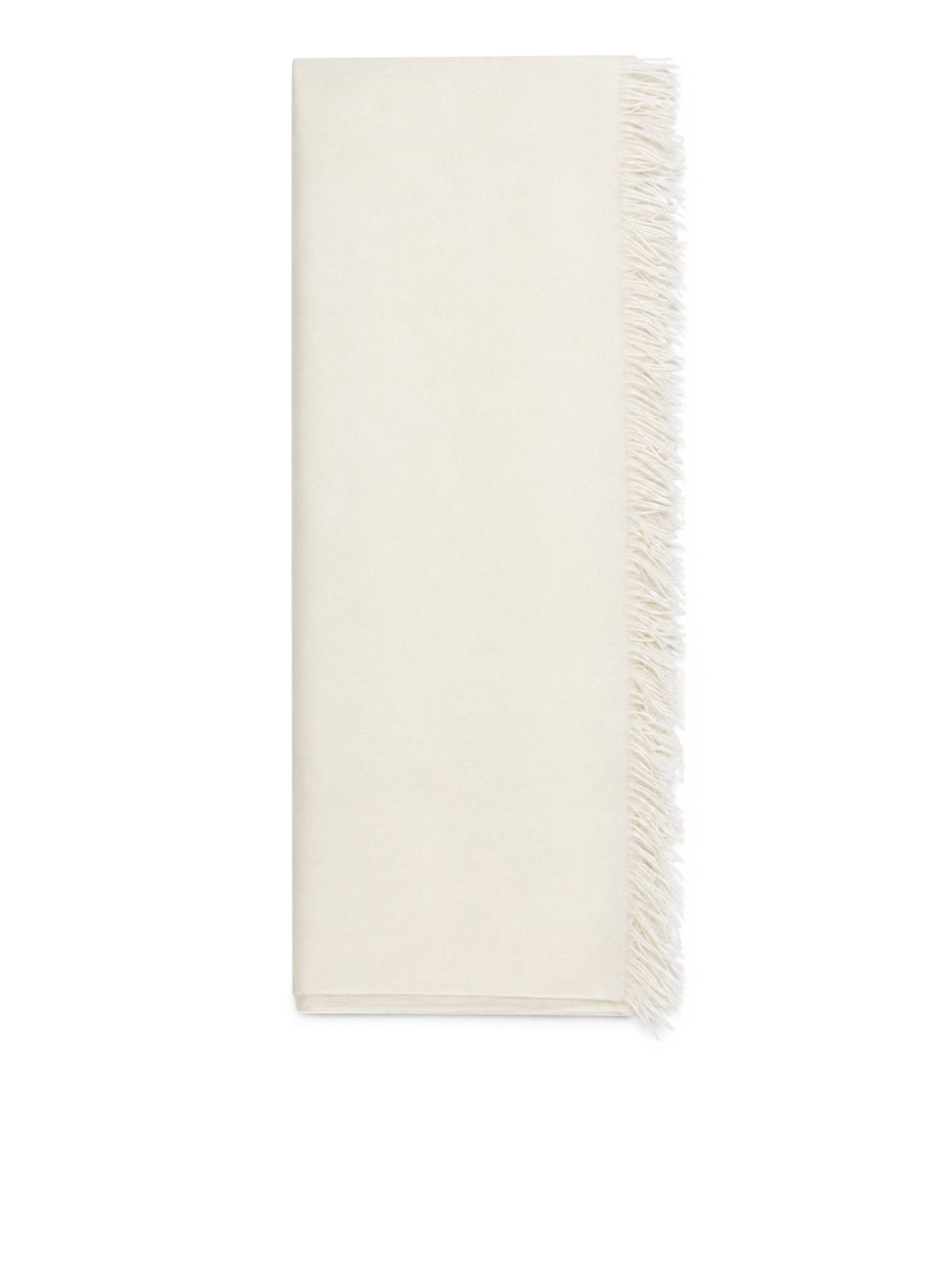 [Brunello Cucinelli] Scarf FW26 MSC924059PC9736 WHITE BEIGE