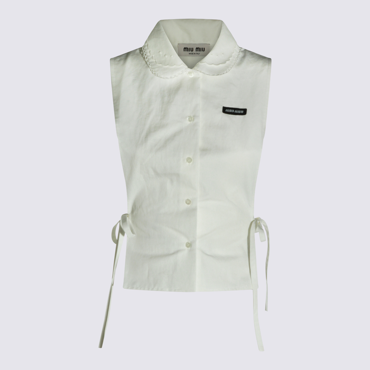 [Miu Miu] Shirts Sleeveless FW26 MK2041SOOO163MF0009