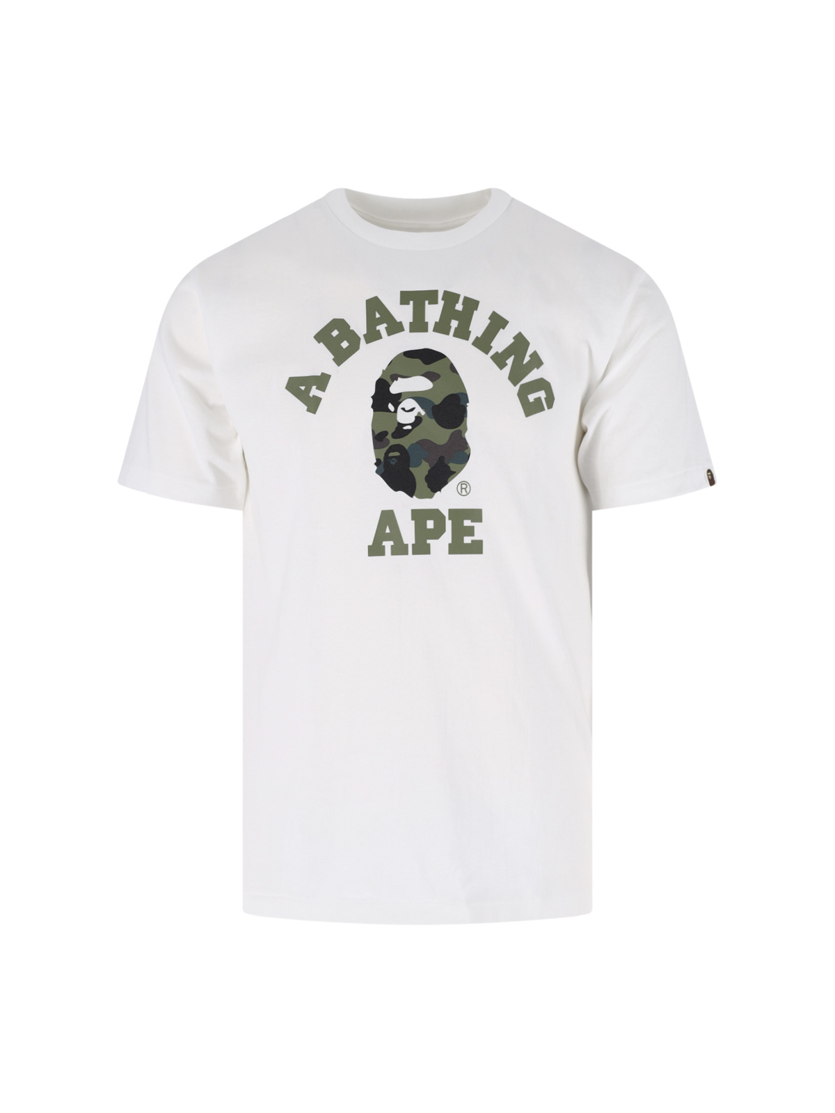 [BAPE] T-shirts Short Sleeve SS26 001TEM301013MWHITE X GREEN