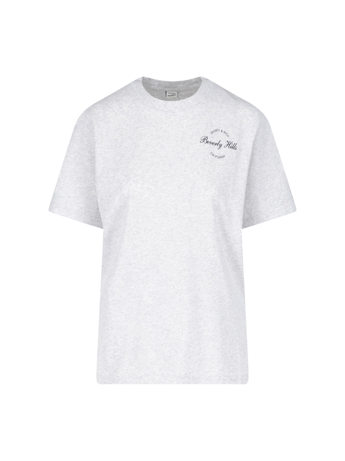 [SPORTY & RICH] T-shirts Short Sleeve SS26 TO11976257GY03HEATHER GRAY NAVY