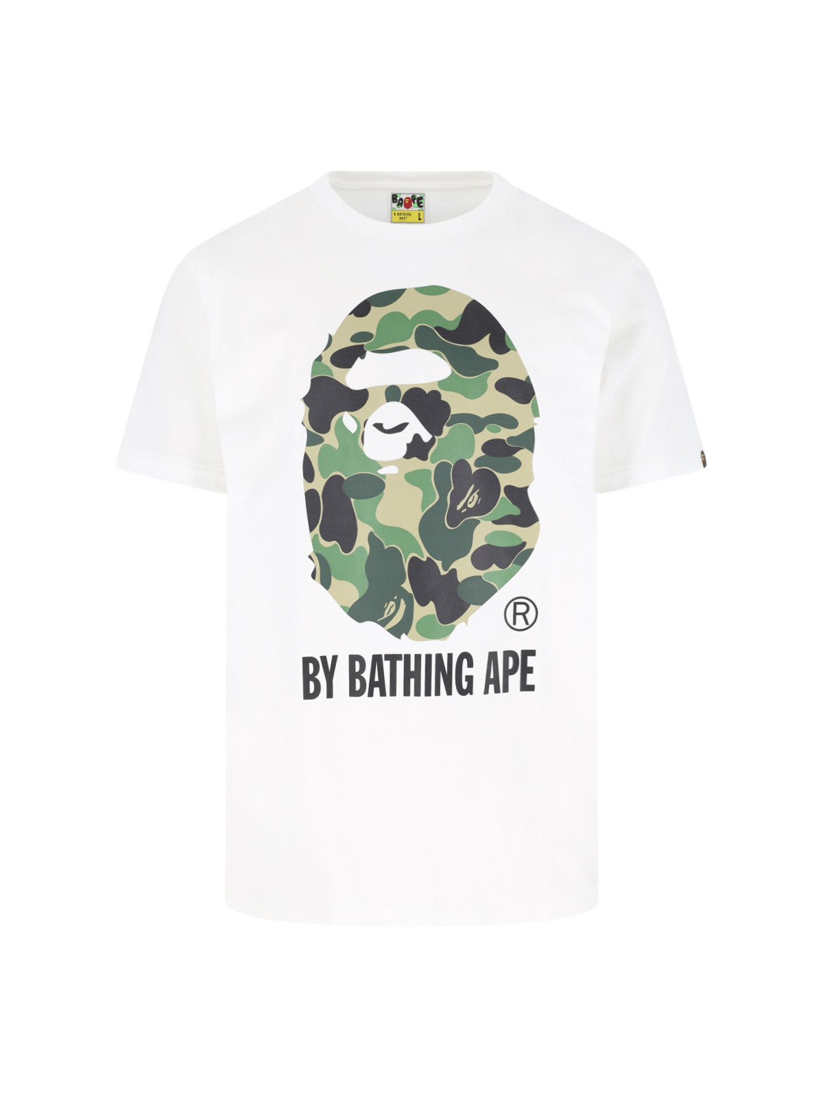 [BAPE] T-shirts Short Sleeve SS26 001TEM301005MWHITE X GREEN