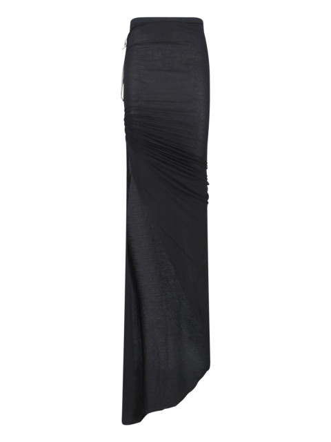 [RICK OWENS DRKSHDW] Long skirt SS26 DS01F4337 BH9