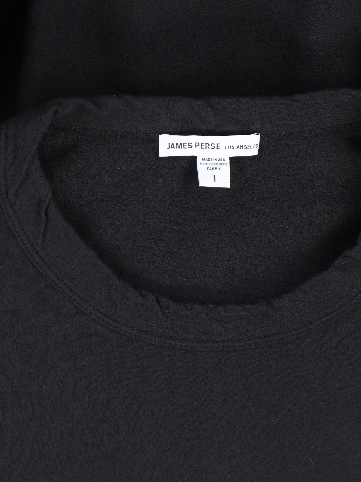 [JAMES PERSE] Shirts Short Sleeve SS26 WUC3843BLACK