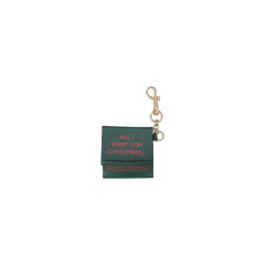 [Anya Hindmarch] Keyring SS26 205511MIDNIGHT GREEN