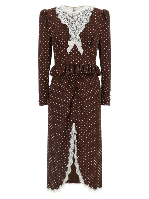 [Alessandra Rich] Long sleeve dress SS26 FABX4281F46861659