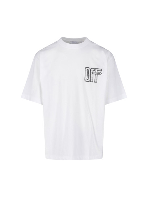 [Off-White] T-shirts Short Sleeve FW26 44MAA120F26J00Y100WHITE