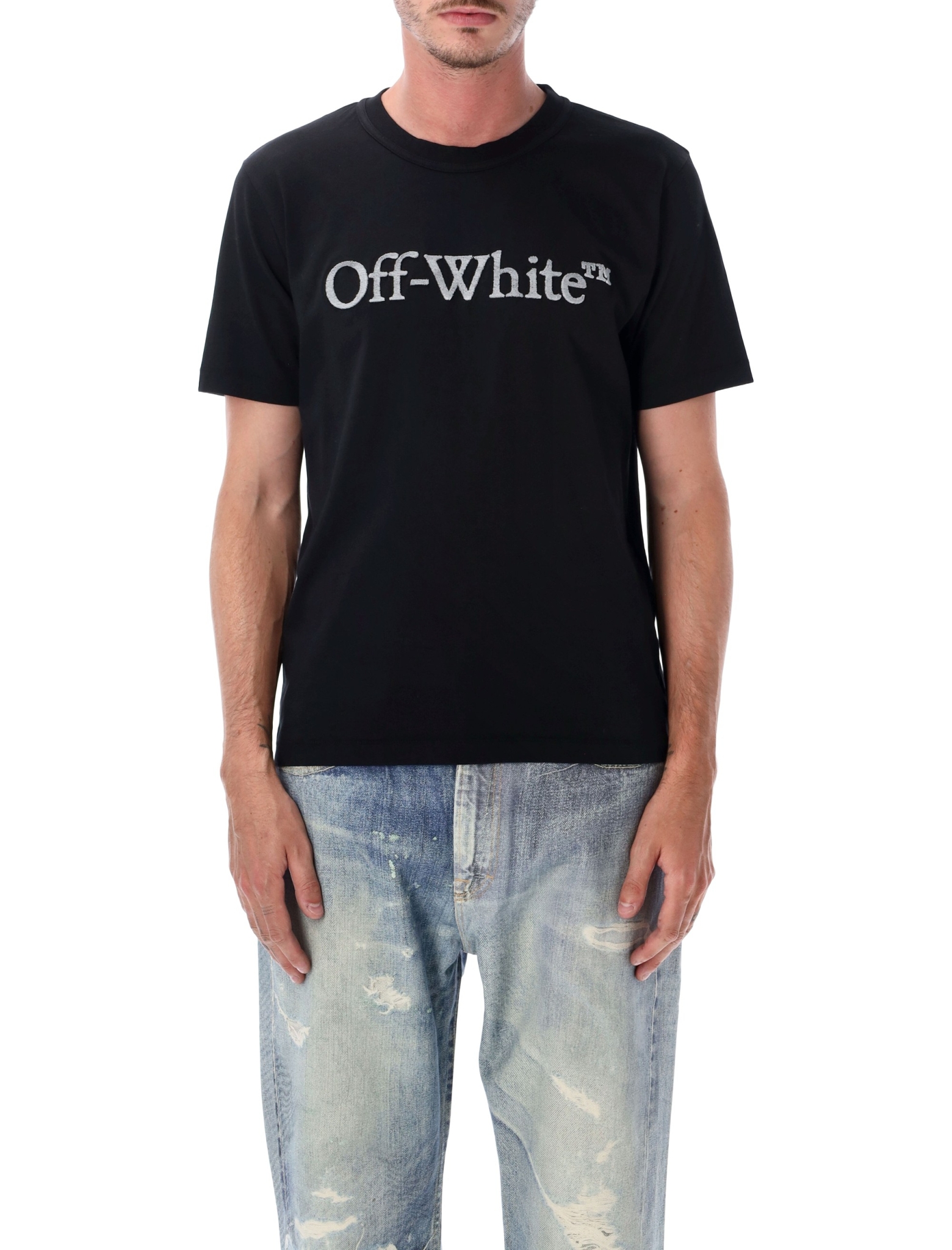 [Off-White] T-shirts Short Sleeve FW26 OMAA16MF26J00500001