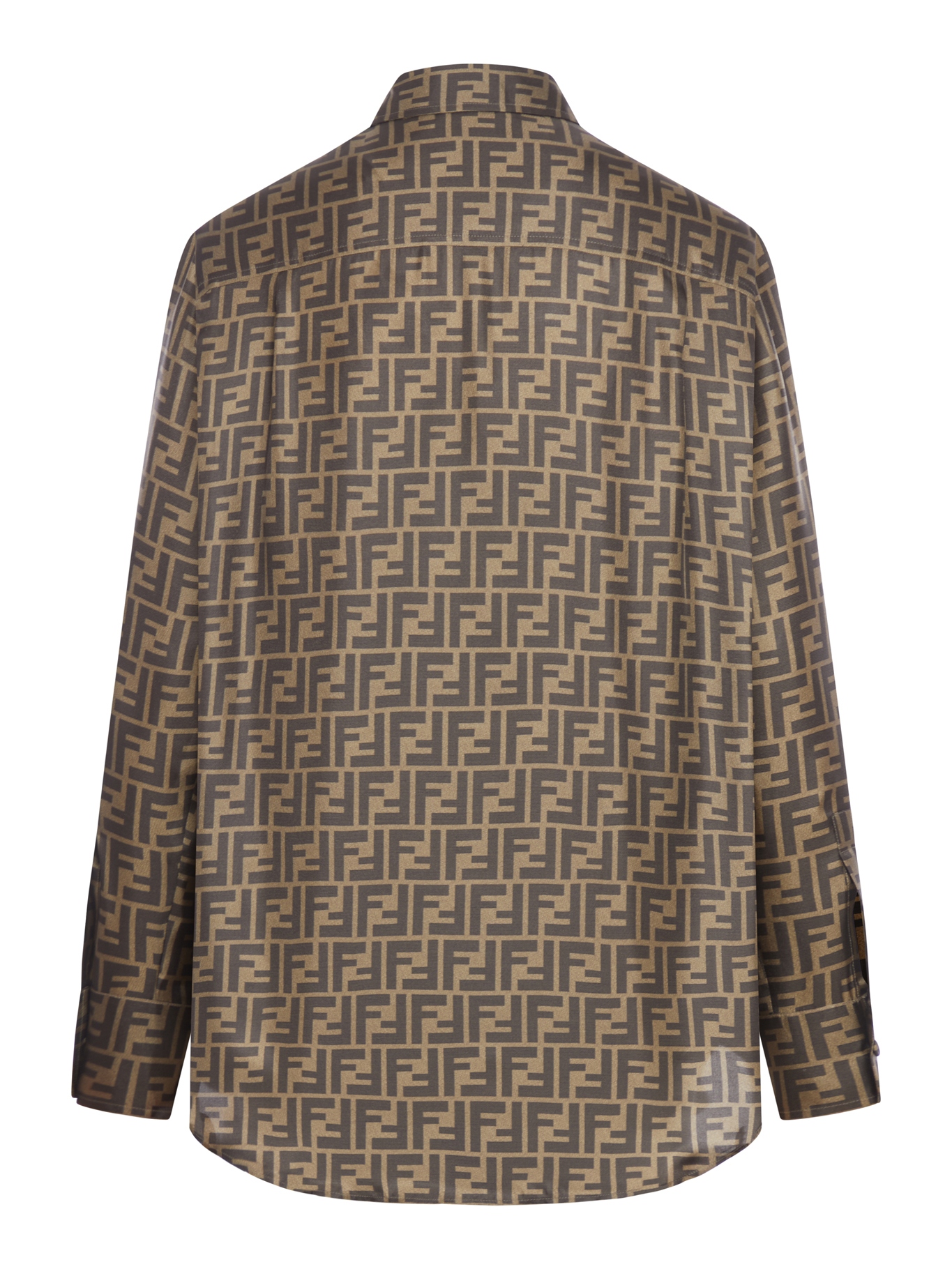 [Fendi] Shirts Long Sleeve FW26 FS8107A8G3F118W TOBACCO