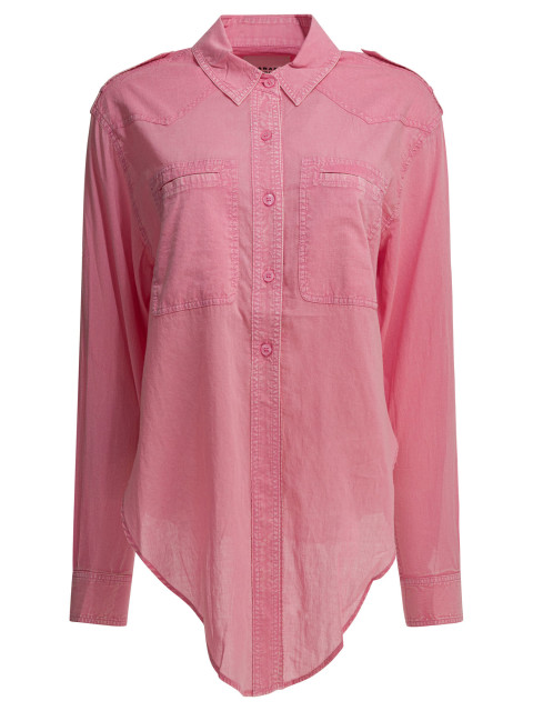 [Marant Etoile] Shirts Long Sleeve SS26 26PCH0304FAD1I05E40BG