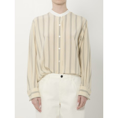 [THE ROW] Shirts Long Sleeve SS26 10797_W4349_WHITE/BLACK