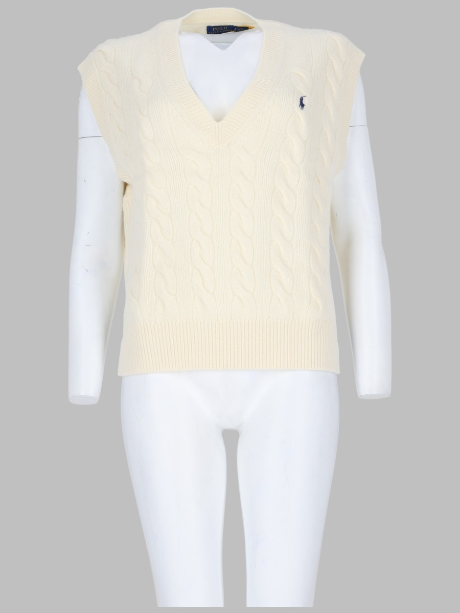 [Polo Ralph Lauren] Vest FW26 211949994_002AUTHENTICCREAM