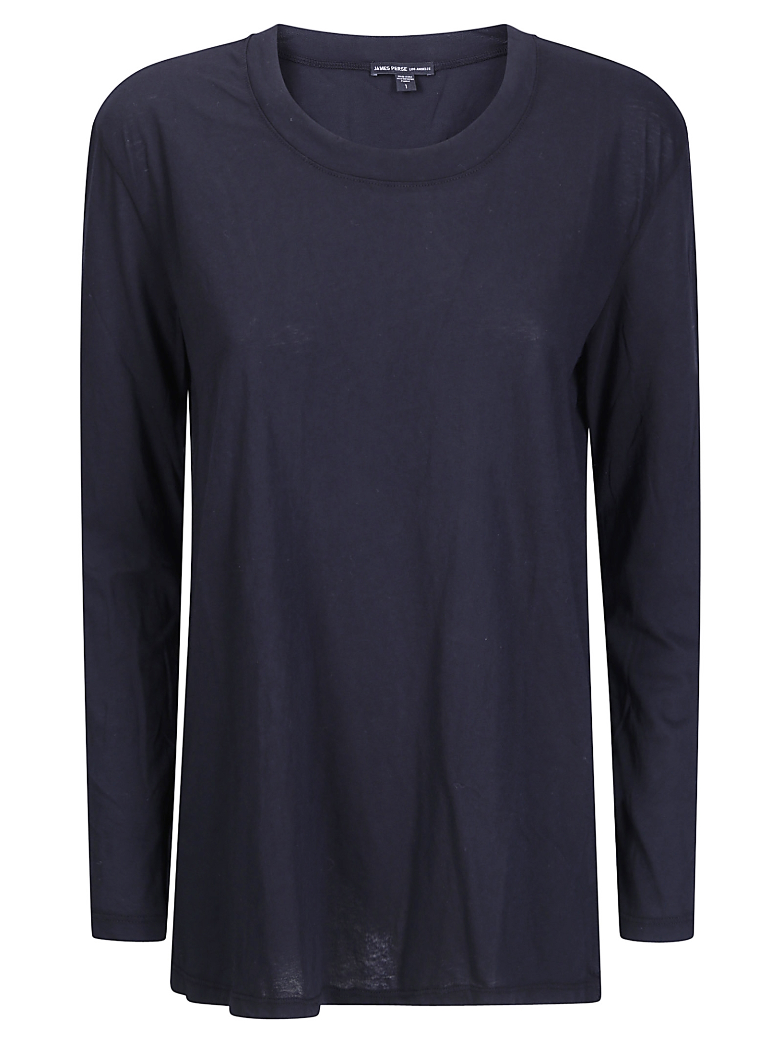 [JAMES PERSE] T-shirts Long Sleeve FW26 WKJ3637 BLK
