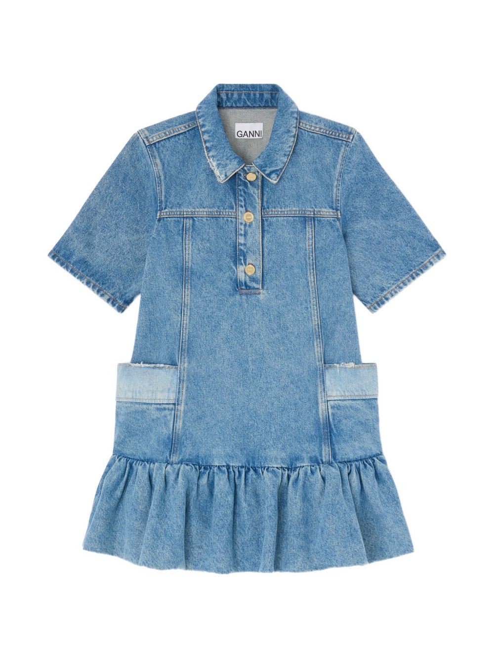 [GANNI] Short sleeve dress SS26 A1030482567