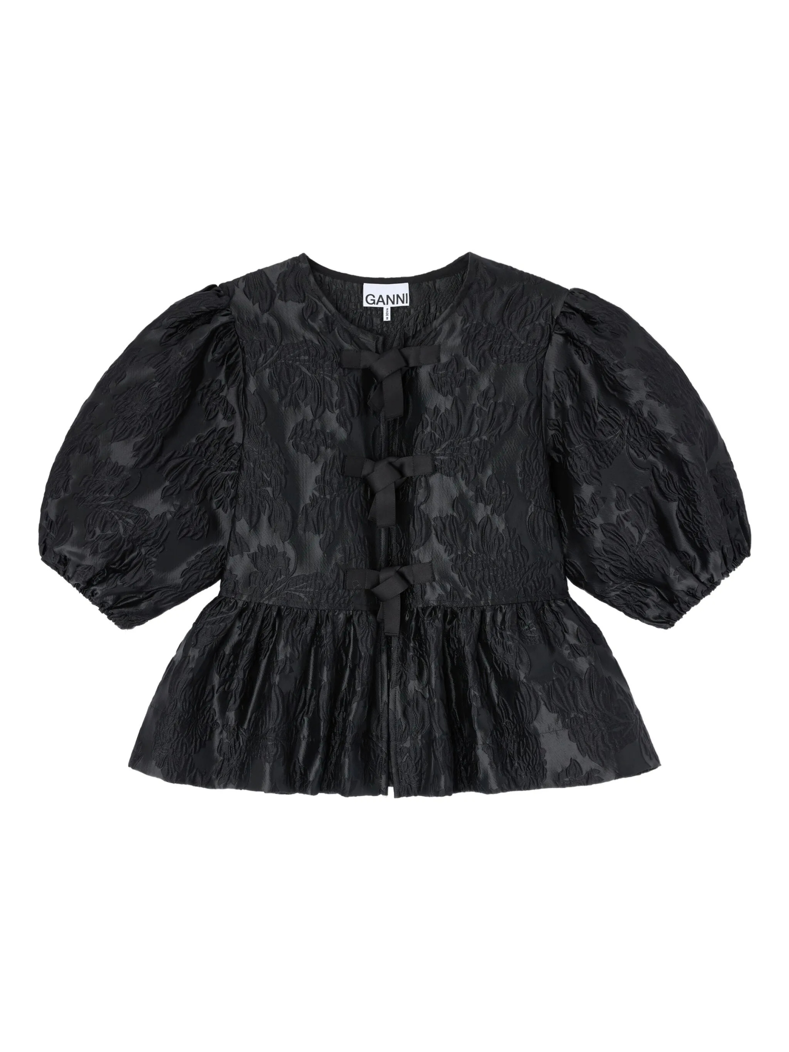 [GANNI] Shirts Short Sleeve SS26 A1040079099