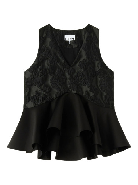[GANNI] Shirts Sleeveless SS26 A1040097099