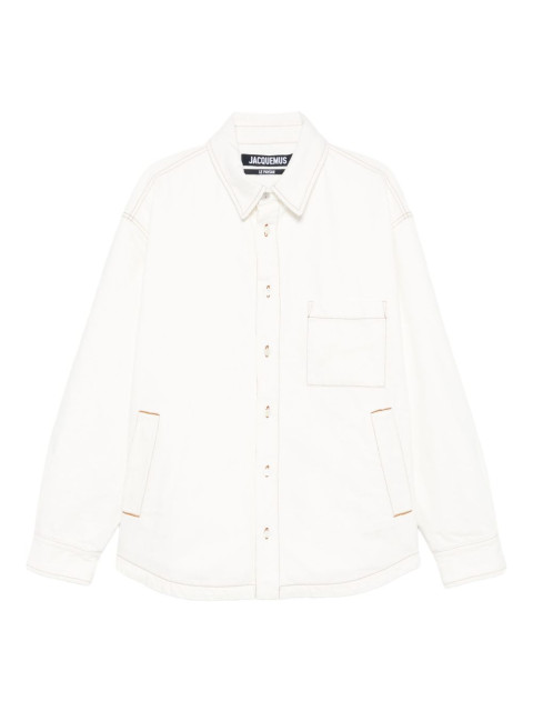 [JACQUEMUS] Shirts Long Sleeve FW25 OUM00115AD0001811C