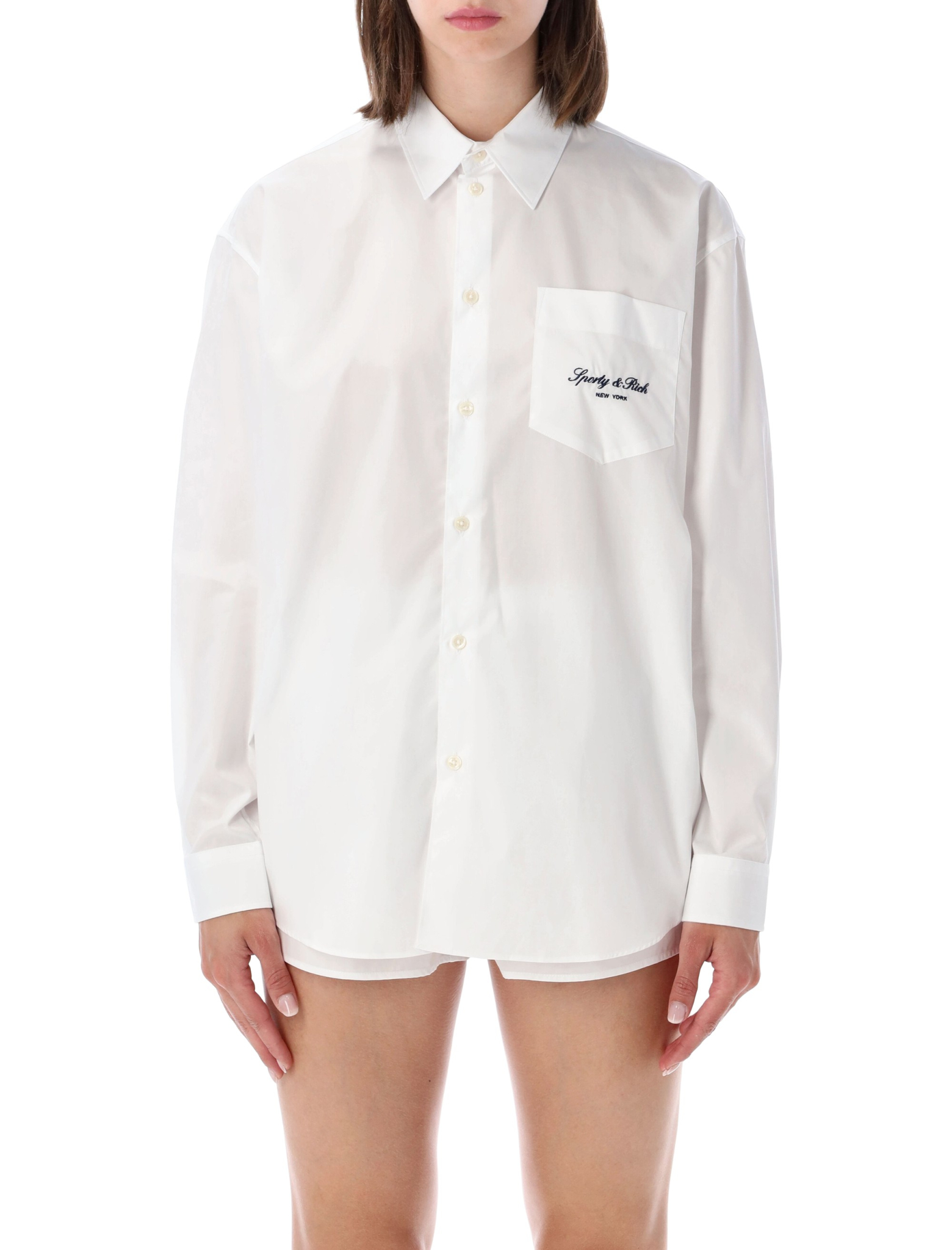 [SPORTY & RICH] Shirts Long Sleeve FW26 SI006711329WH0148