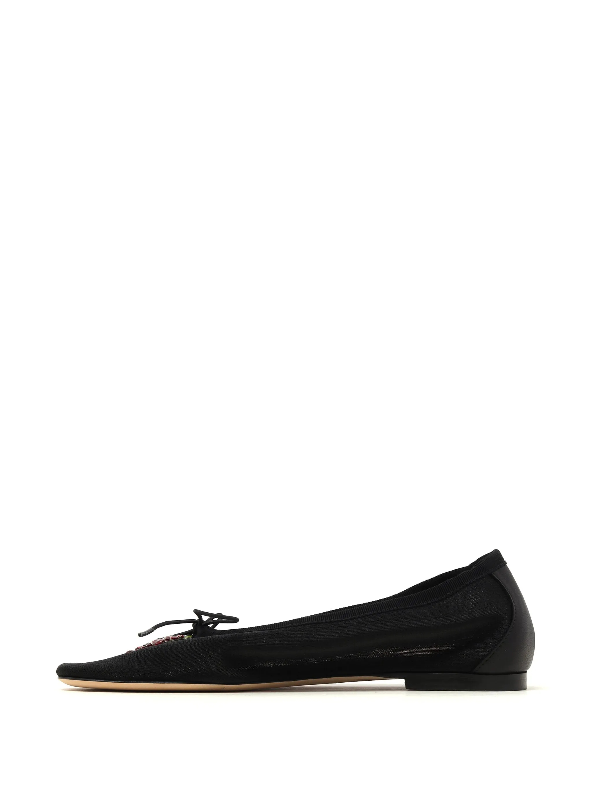 [Simone Rocha] Flat shoes SS25 RMP27B0804BLACK/RED MULTI
