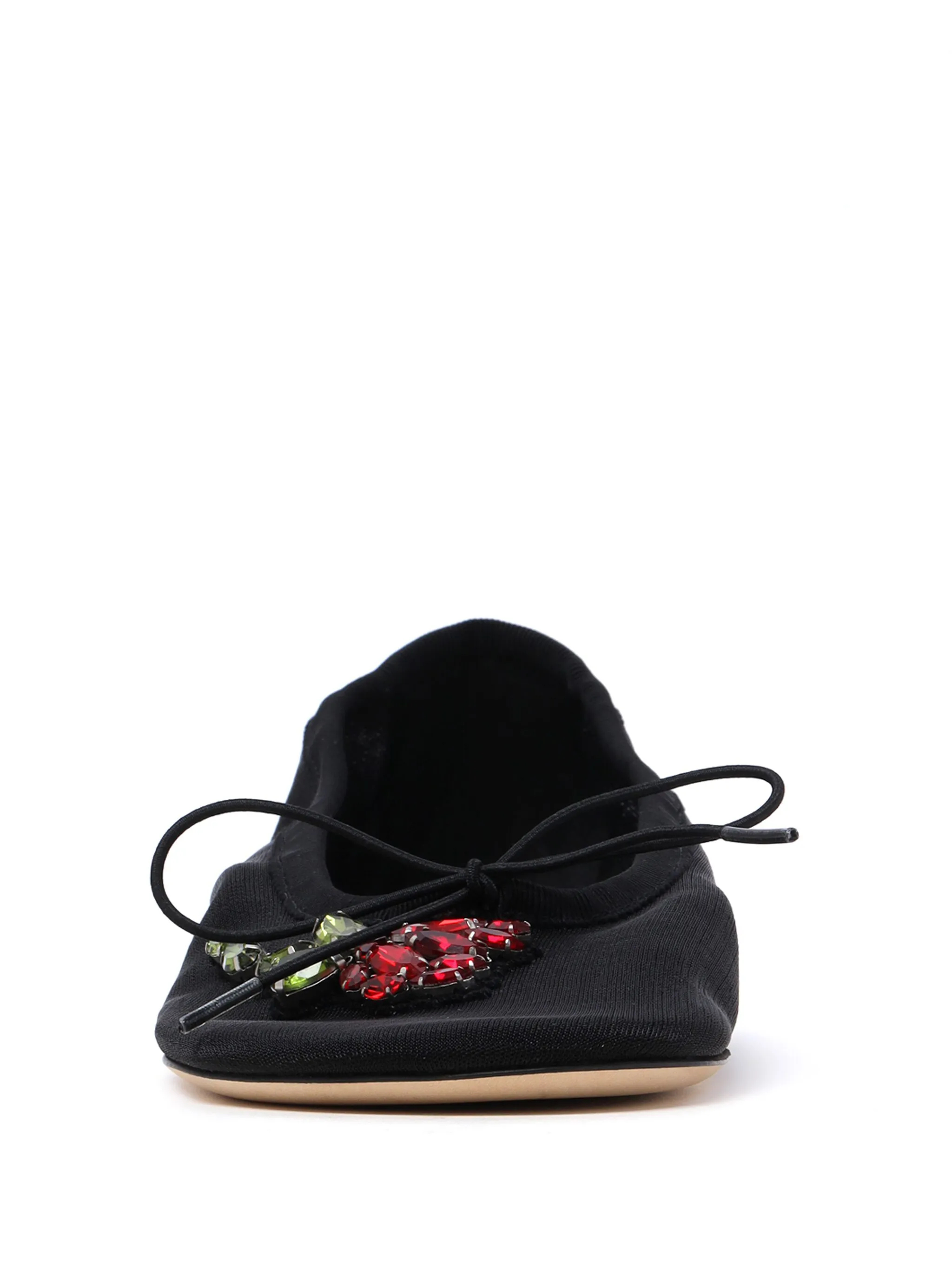 [Simone Rocha] Flat shoes SS25 RMP27B0804BLACK/RED MULTI