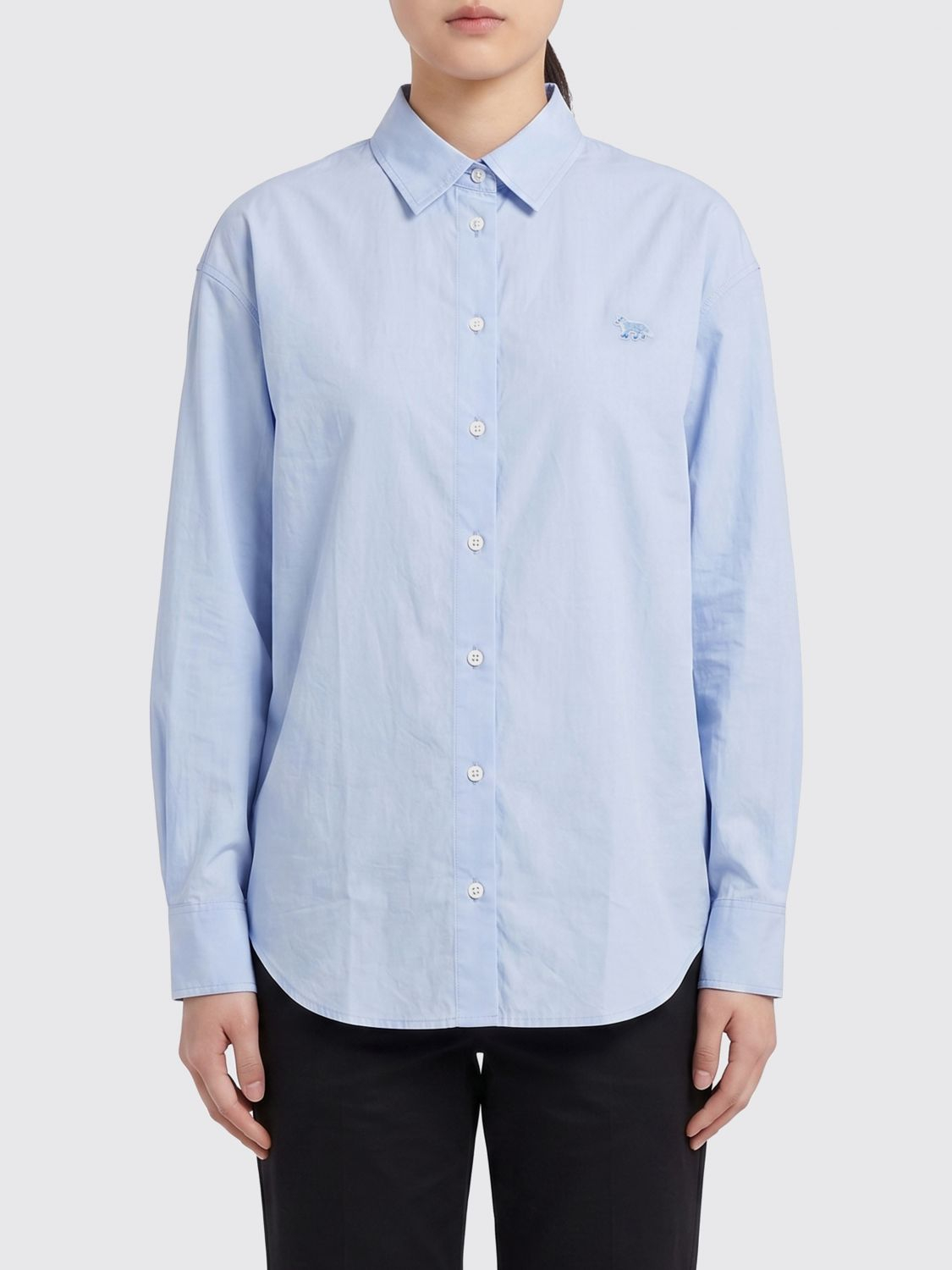 [MAISON KITSUNE] Shirts Long Sleeve SS26 QW00414WC5089 0434