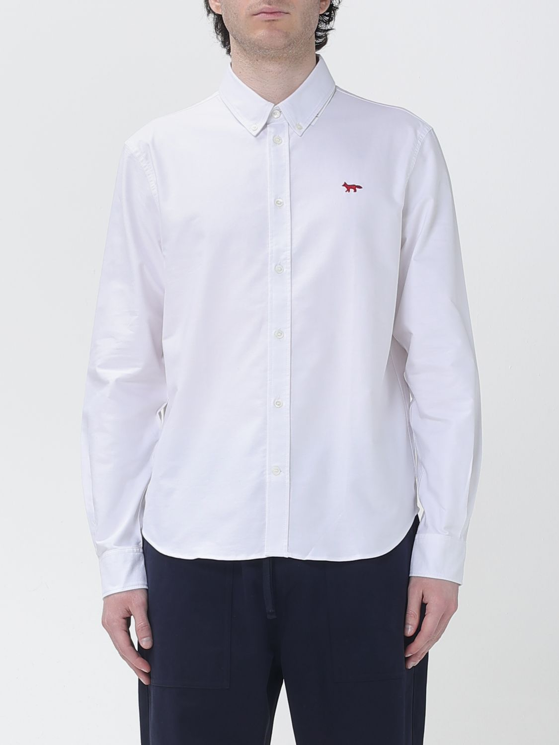 [MAISON KITSUNE] Shirts Long Sleeve SS26 QM00426WC5062 P100