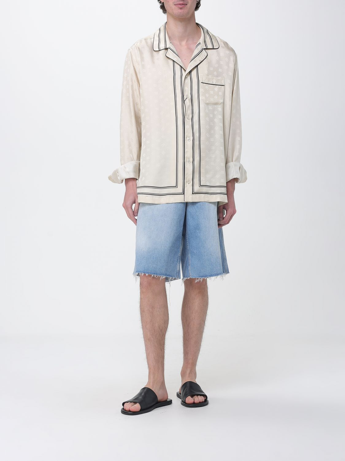 [Dolce & Gabbana] Shirts Long Sleeve SS26 G5IF1THI11S HA5WH