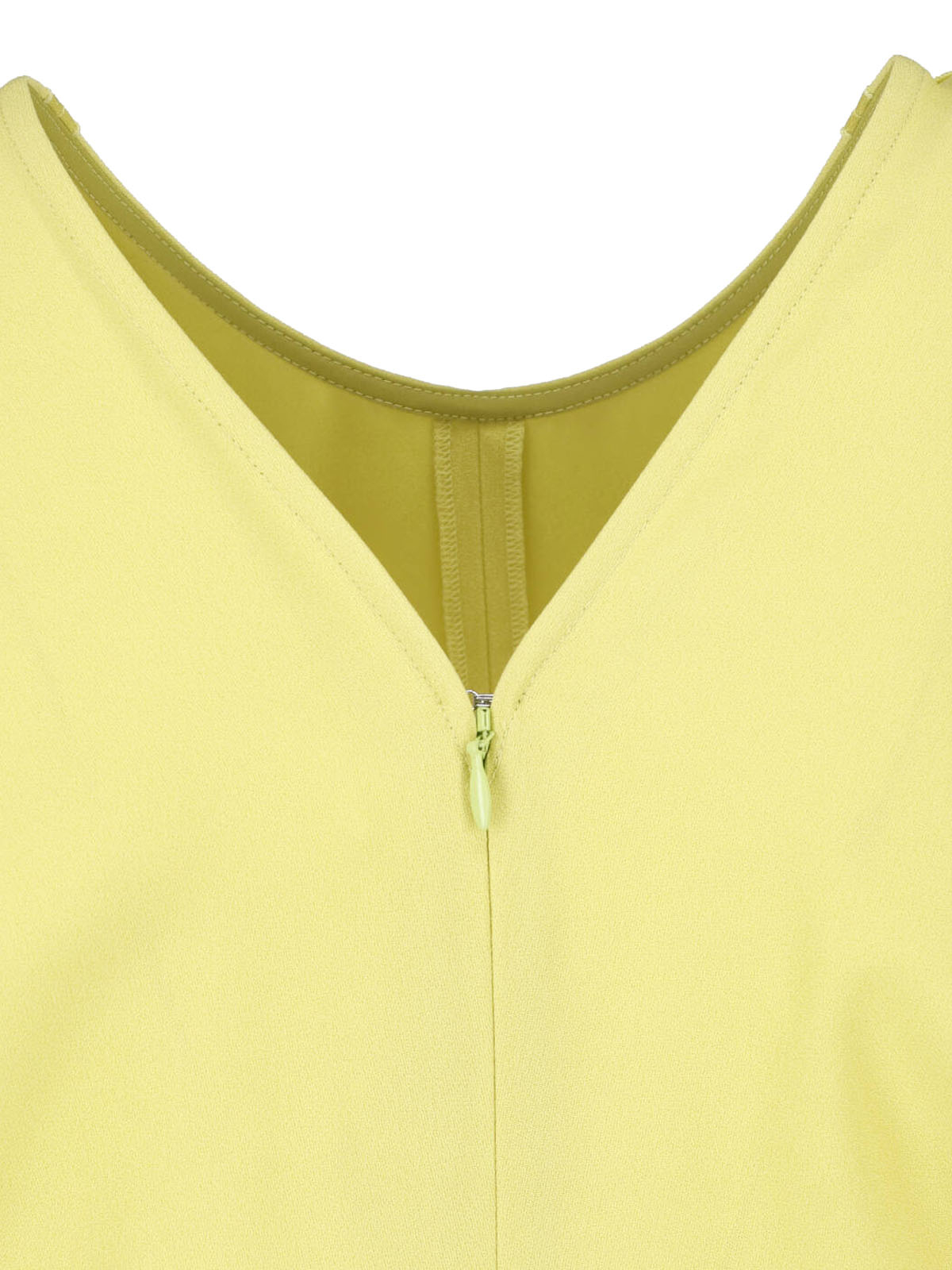 [VICTORIA BECKHAM] Short sleeve dress FW26 1226WDR005227ZCHARTREUSE