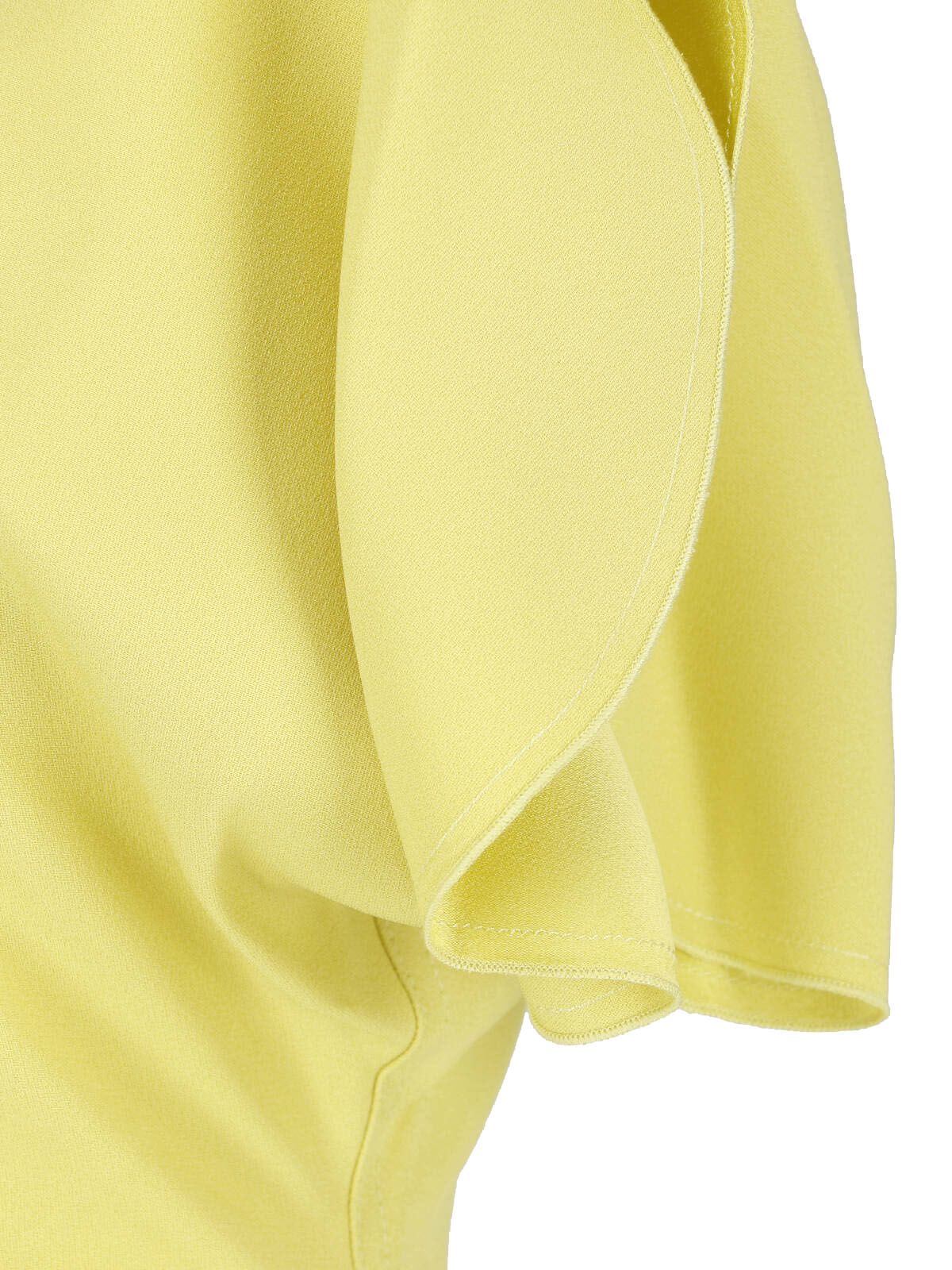 [VICTORIA BECKHAM] Short sleeve dress FW26 1226WDR005227ZCHARTREUSE