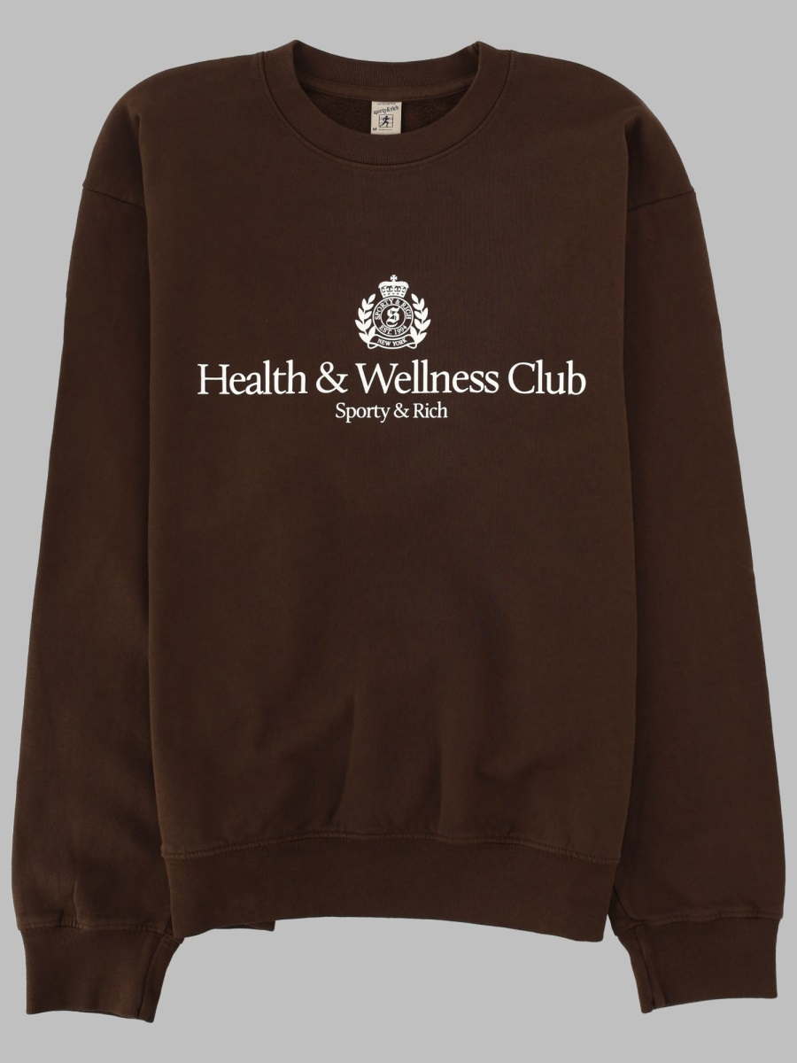[SPORTY&RICH] Sweatshirt FW25 ST07165241BR03_CHOCOLATE