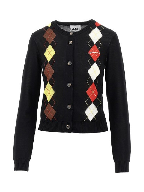 [GANNI] Cardigan FW26 A1160009.099-099