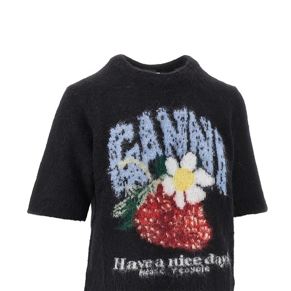 [GANNI] T-shirts FW26 A1050226.099-099