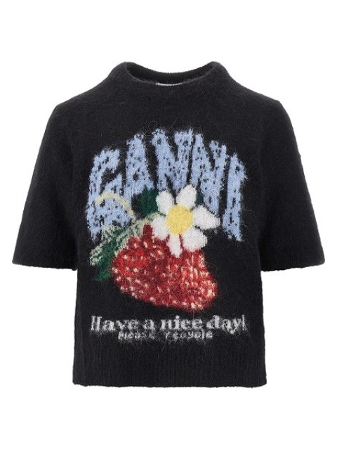 [GANNI] T-shirts FW26 A1050226.099-099
