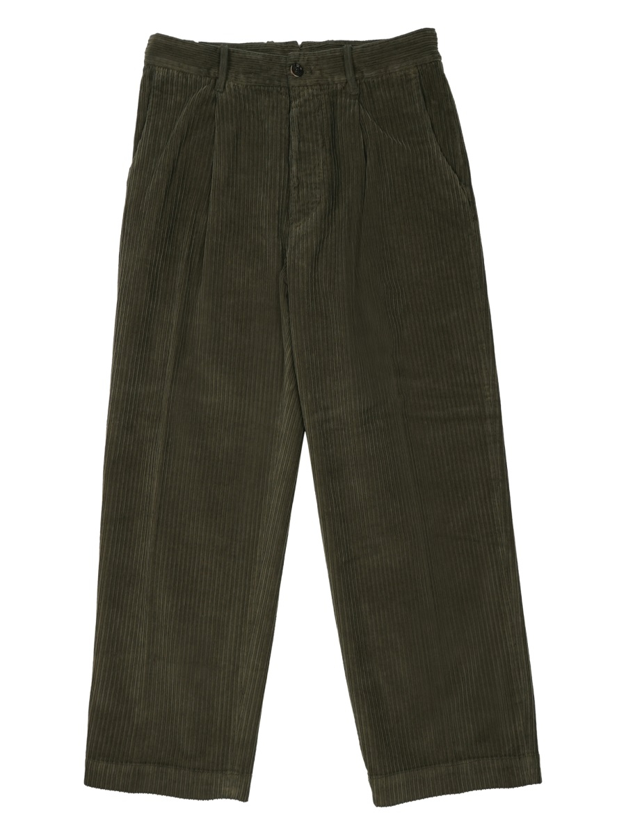 [NINE:INTHE:MORNING] Trousers FW25 PHL07_U32OLIVA