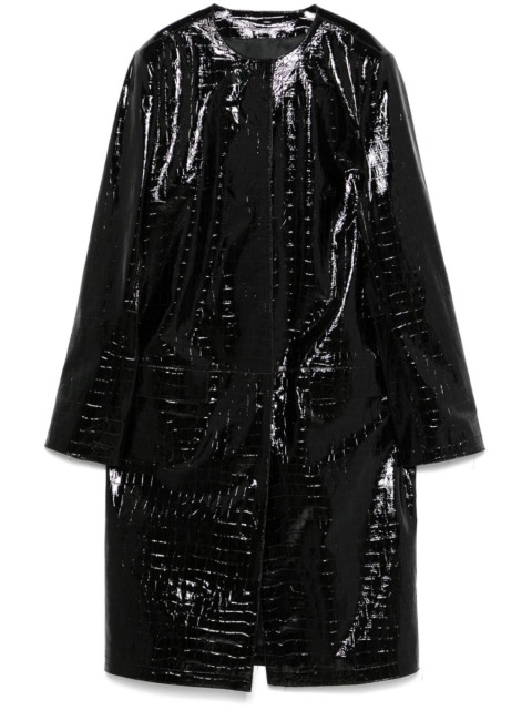 [TOTEME] Coat FW25 252WRO0219LE0129_BLACK001