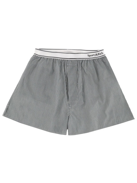 [SPORTY&RICH] Shorts FW25 SH01561300ST71_FORESTSTRIPED