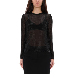 [MICHAEL BY MICHAEL KORS] T-shirts Long Sleeve FW25 MF561A5B8D_001BLACK