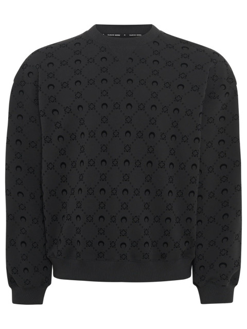 [MARINE SERRE] Sweatshirt FW25 UST022A_CJER0089BK99