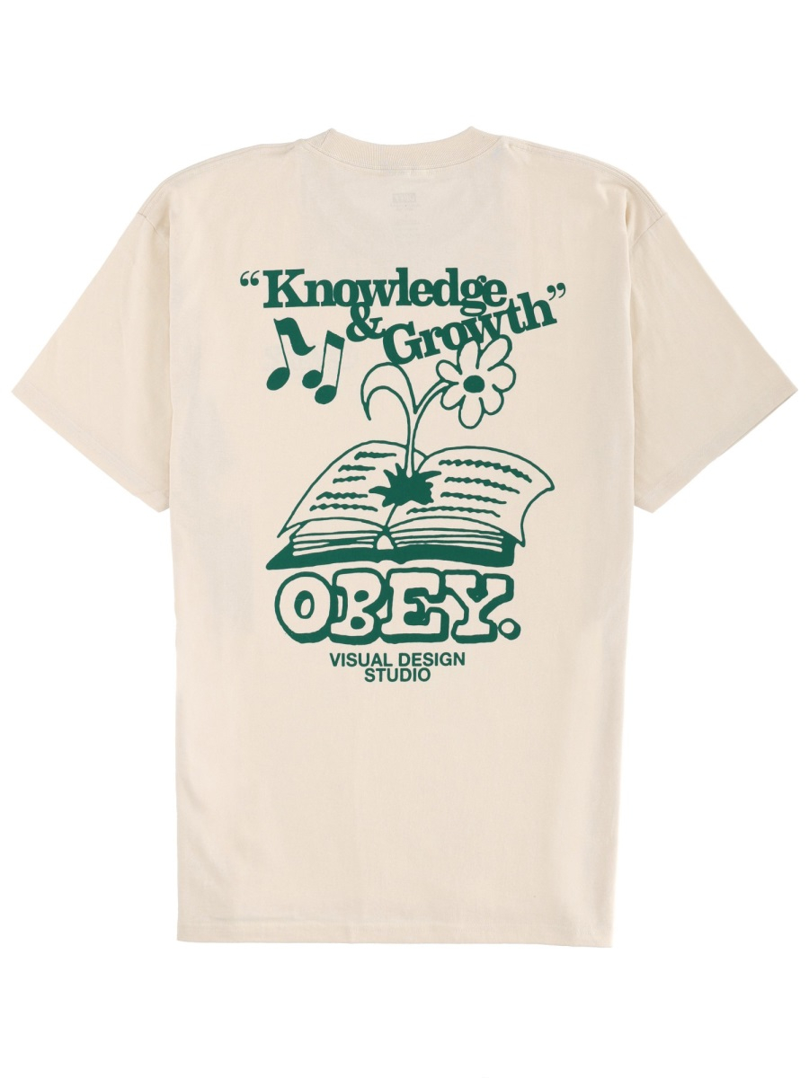 [OBEY] T-shirts Short Sleeve FW25 165264201_CREAM