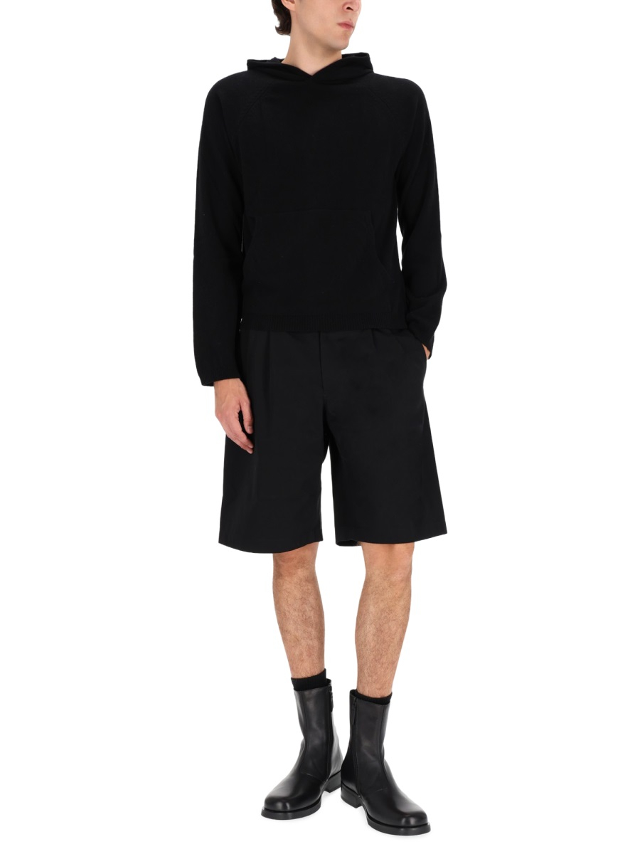 [Our Legacy] Hoodie FW25 M4253KBC_BLACKCHERUBWOOL