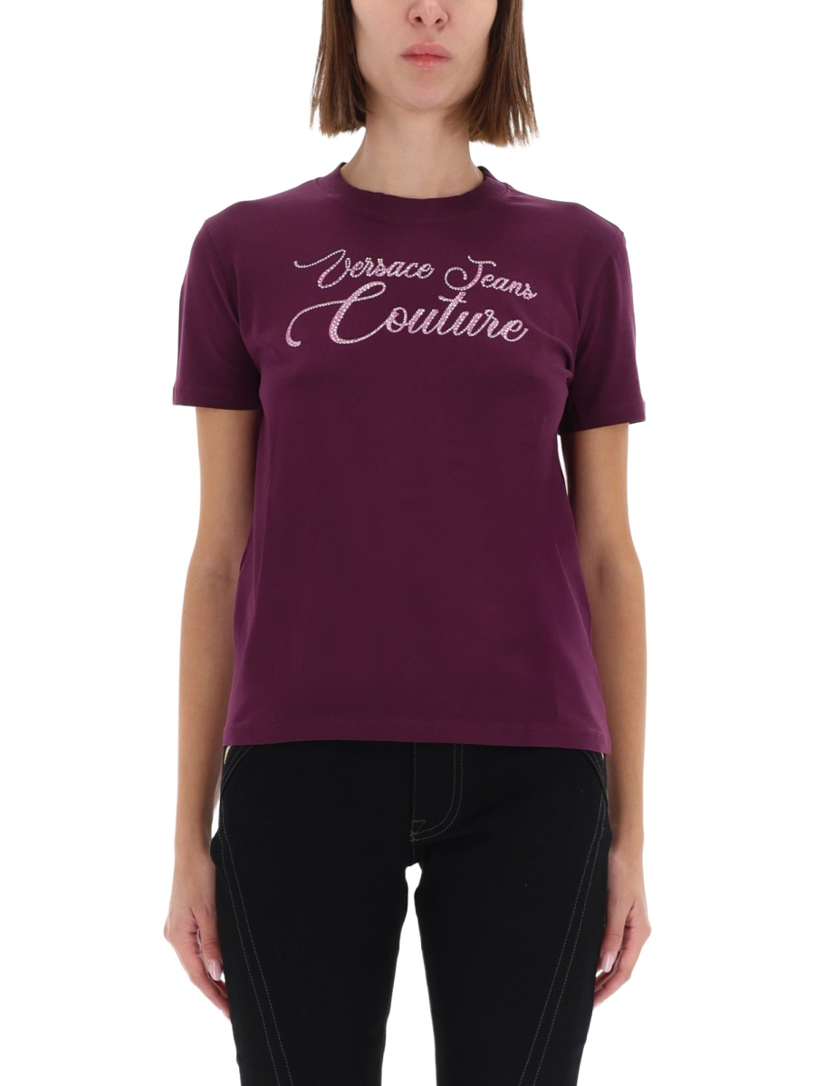 [VERSACE JEANS COUTURE] T-shirts Short Sleeve FW25 79HAHT05_CJ03T317