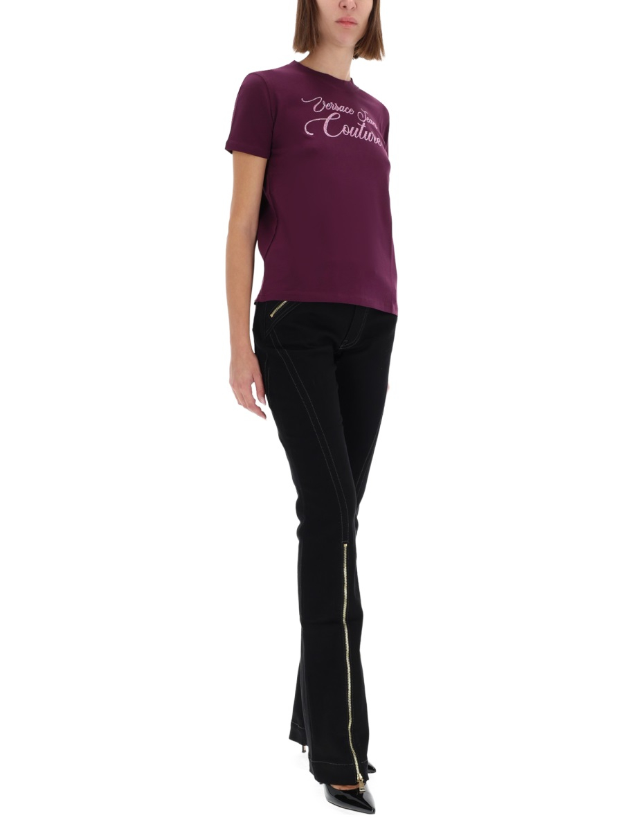[VERSACE JEANS COUTURE] T-shirts Short Sleeve FW25 79HAHT05_CJ03T317