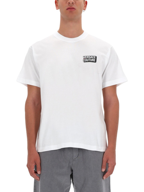 [VERSACE JEANS COUTURE] T-shirts Short Sleeve FW25 79GAHP10_CJ01P003