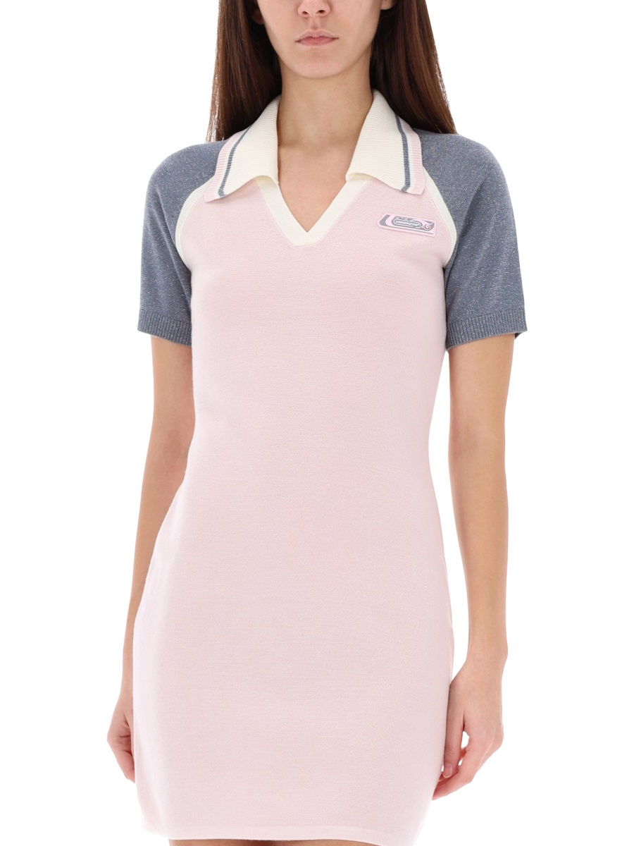 [Casablanca] Short sleeve dress FW25 W-AW25-KW-1129_01SILVER