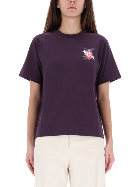 [Casablanca] T-shirts Short Sleeve FW25 W-AW25-JTS-046_01DRAGONFLYFLORAL