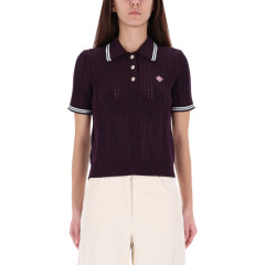 [Casablanca] Shirts Short Sleeve FW25 W-AW25-KW-1089_01AUBERGINE